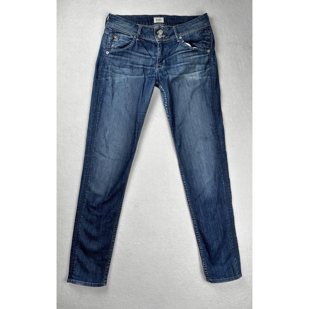 Hudson Jeans Women's Size 29 Blue Denim Skinny Low Rise Made USA